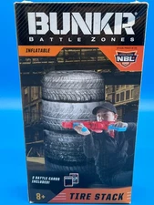 Bunkr Battle Zones Inflatable Tire Stack Water Blaster Game Accessory