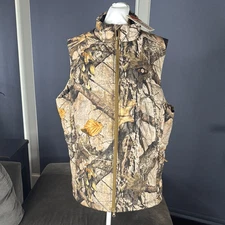 Wasoto Women’s Camo Heated Vest with Battery Pack Washable Size XL NEW