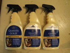 3x Granite Gold Daily Cleaner Spray Streak-Free Cleaning for Granite Marble #J22