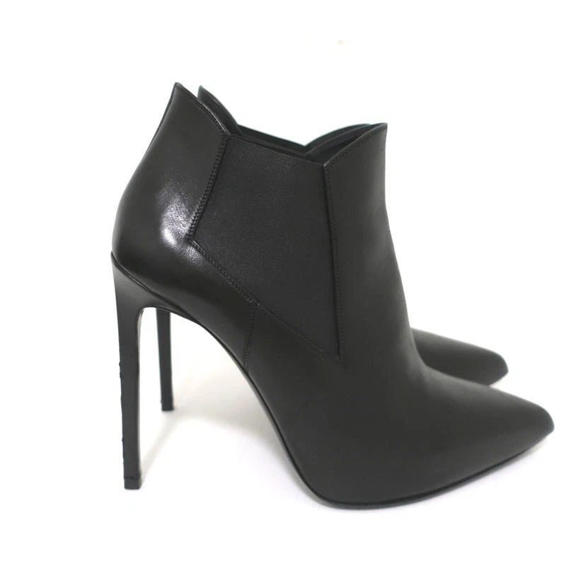 Botas Chelsea Saint Laurent Paris Cuero Negro Talla 40.5 Punta Punta Botines Foto 2 de 4