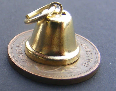 Dolls House Metallglocke Gold Deko 1:12 Zubehör 1 Stück tumdee - Bild 1 von 4