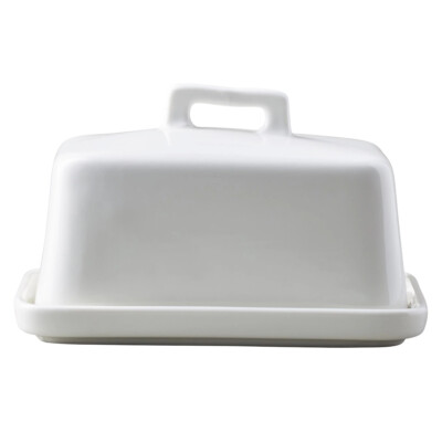 Maxwell & Williams IA0102 Butterdose Weiß EPICURIOUS Porzellan, in Geschenkbox