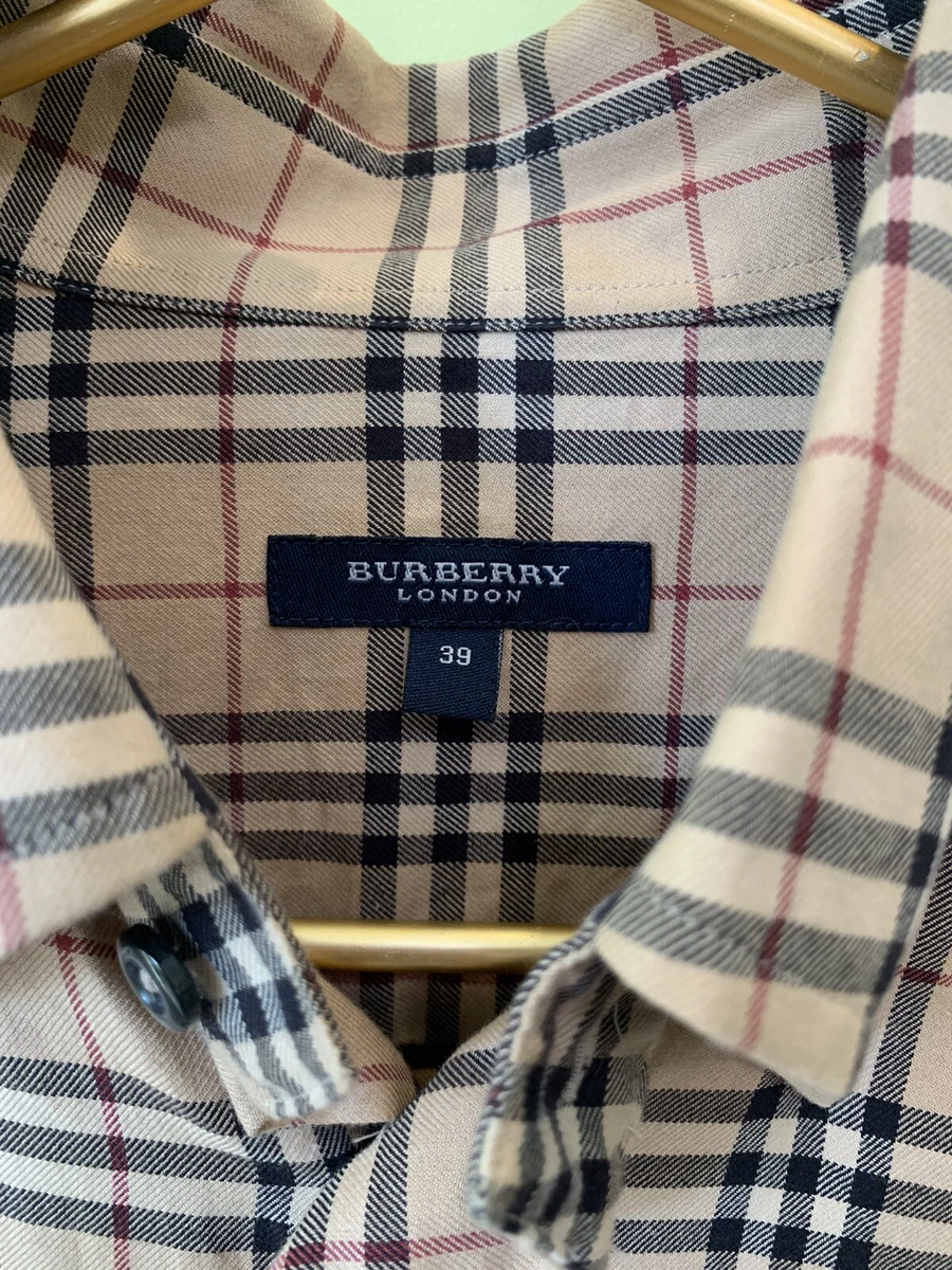 Vintage Burberry nova check shirt