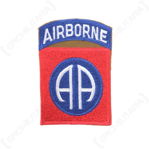 WW2 US Army Military 82nd Airborne Shoulder Arm Sleeve Patch Badge - Type 2