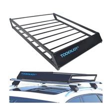 TOOENJOY Roof Rack Cargo Basket, 43’’x 35’’x 4.7’&
