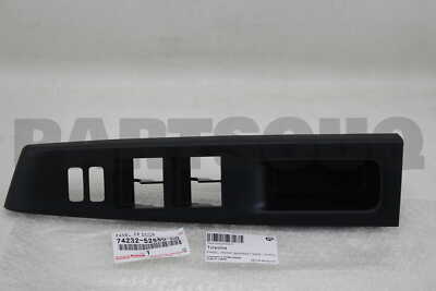 7423252550C0 Genuine Toyota PANEL, FRONT ARMREST BASE, UPPER LH 