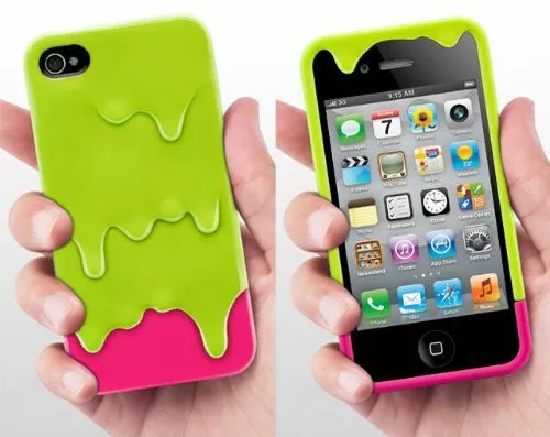 Funda rígida protectora 3D derretida para helado para Apple iPhone 4 4s - Imagen 12 de 14