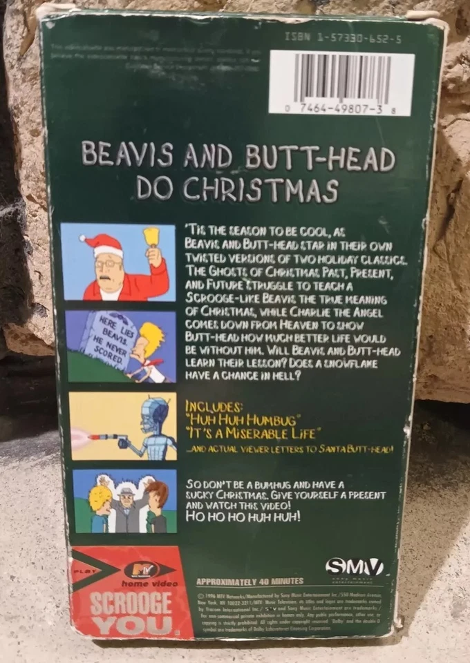 Beavis And Butt-Head Do Christmas VHS Mike Judges 1996 Vintage - Image 2 of 4