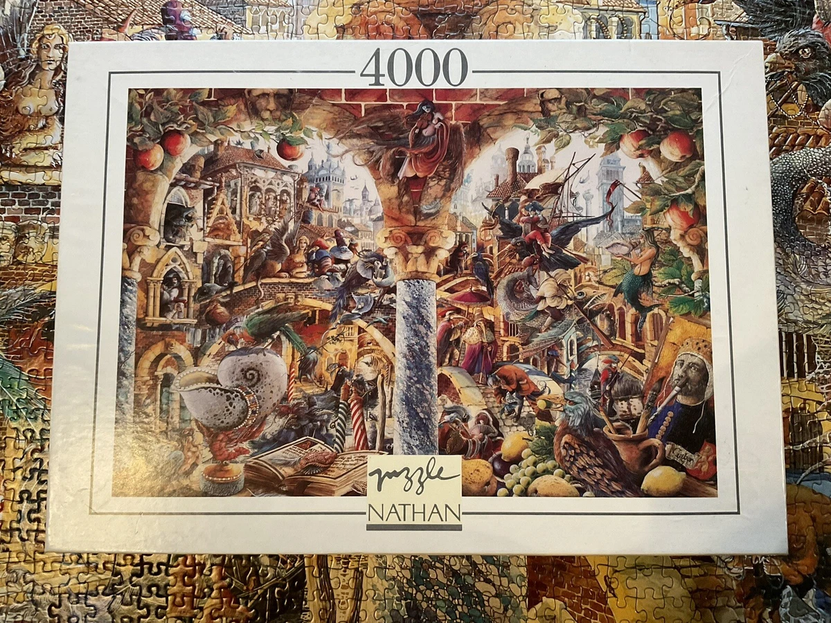 Nathan 4000 piece jigsaw puzzle - VENETIAN FOLLIES - GABOR SZITTYA -  COMPLETE