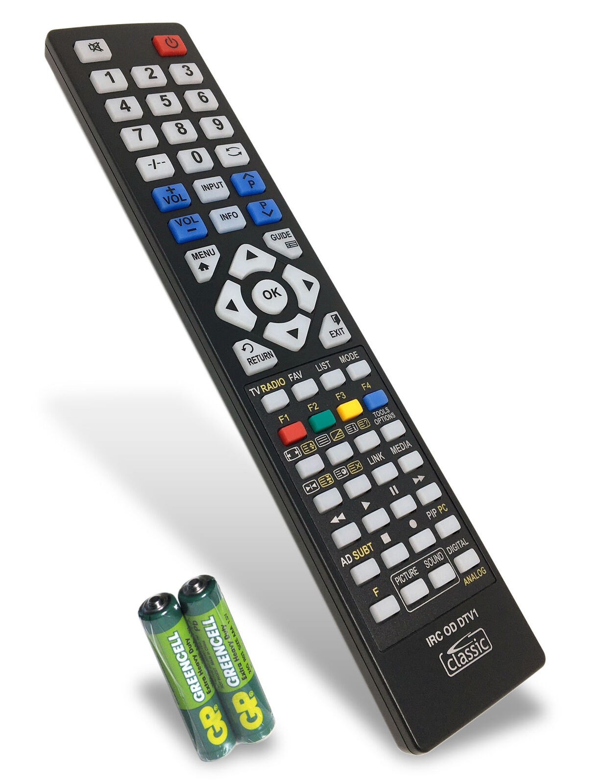 Replacement Remote Control for Grundig 43VLX7010 FIRE TV EDITION