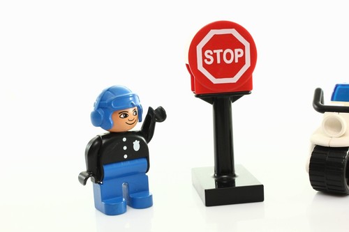 Lego DUPLO Explore Together Town Police Set 3607 Police Action vintage rare 2002 - Picture 5 of 6