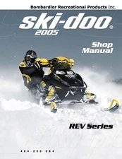 Ski-Doo service repair workshop shop manual 2005 GSX 800 HO DPM Power Tek