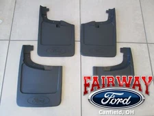 23 thru 26 Super Duty F-250 F-350 OEM Ford Molded Splash Guard Mud Flap Set 4-pc