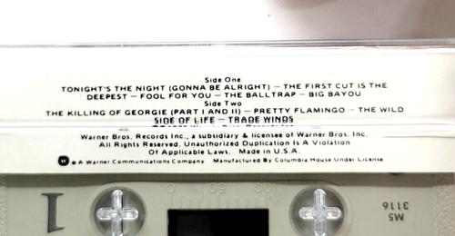 Rod Stewart A Night on the Town 1976 Cassette Tape (F15) - Picture 4 of 4