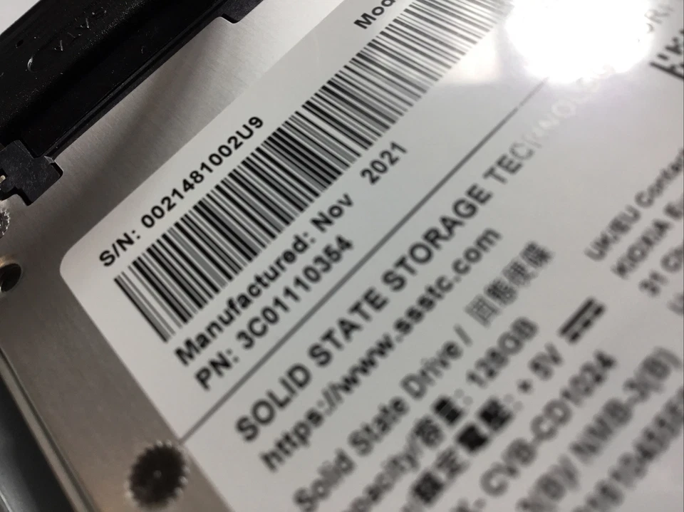 NEW SSSTC CVB-CD128-HP 128GB 2.5" SATA3 Solid State Drive M12669-001 - Image 3 of 4