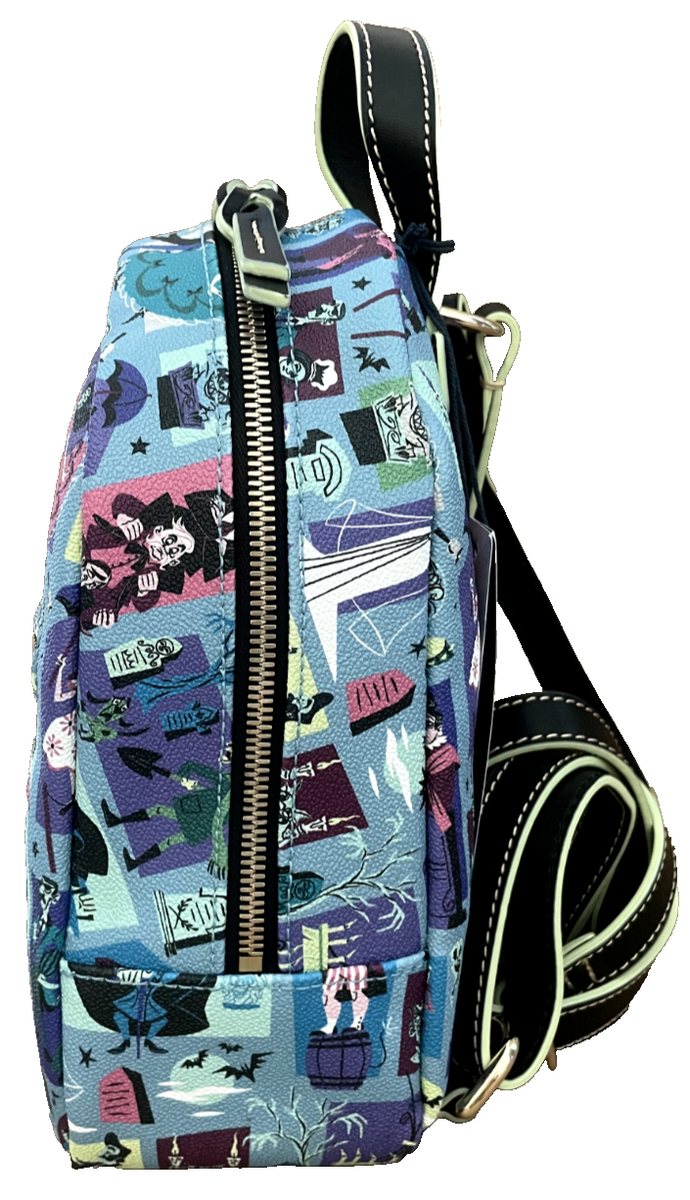 Dooney & Bourke Multicolor Haunted Mansion Mini Backpack - Blue Base Disney Parks The Haunted Mansion Mini Backpack Dooney  main image 4