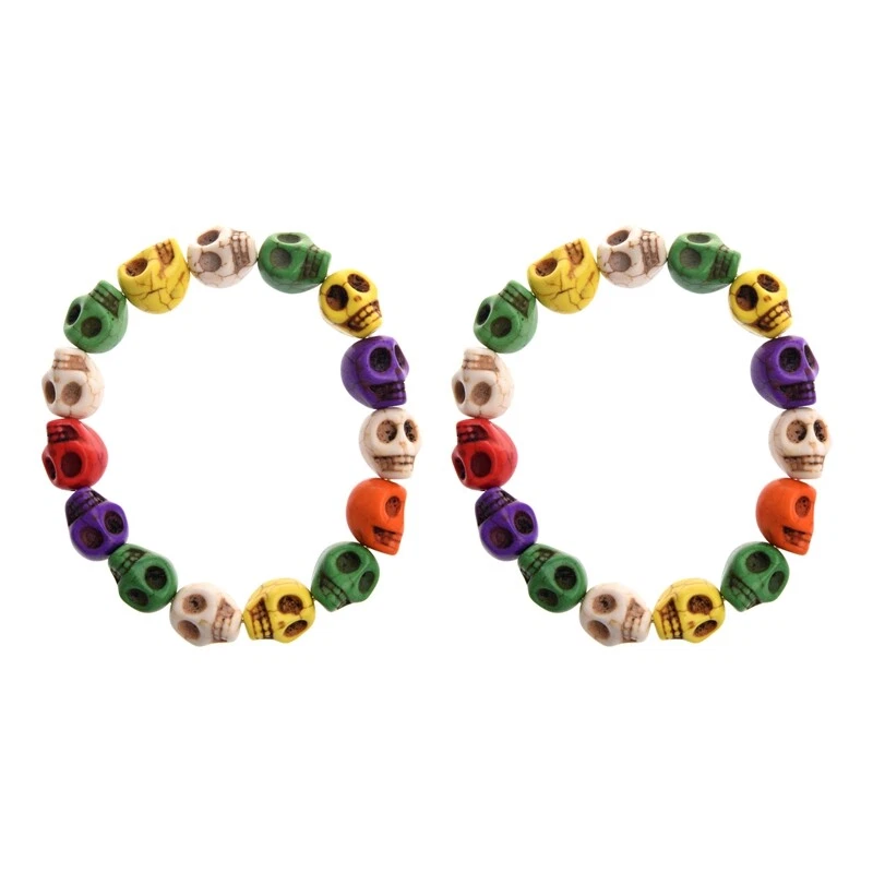 Turquoise shop skull bracelet