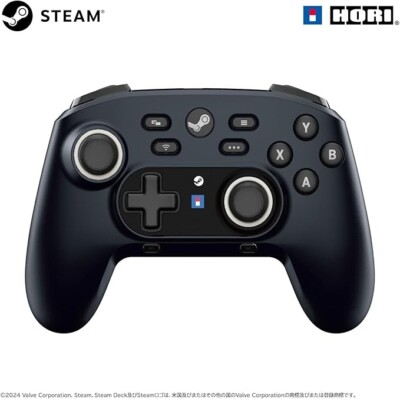 Wireless Hori pad Controller for Steam Midnight Black HPC-055 New