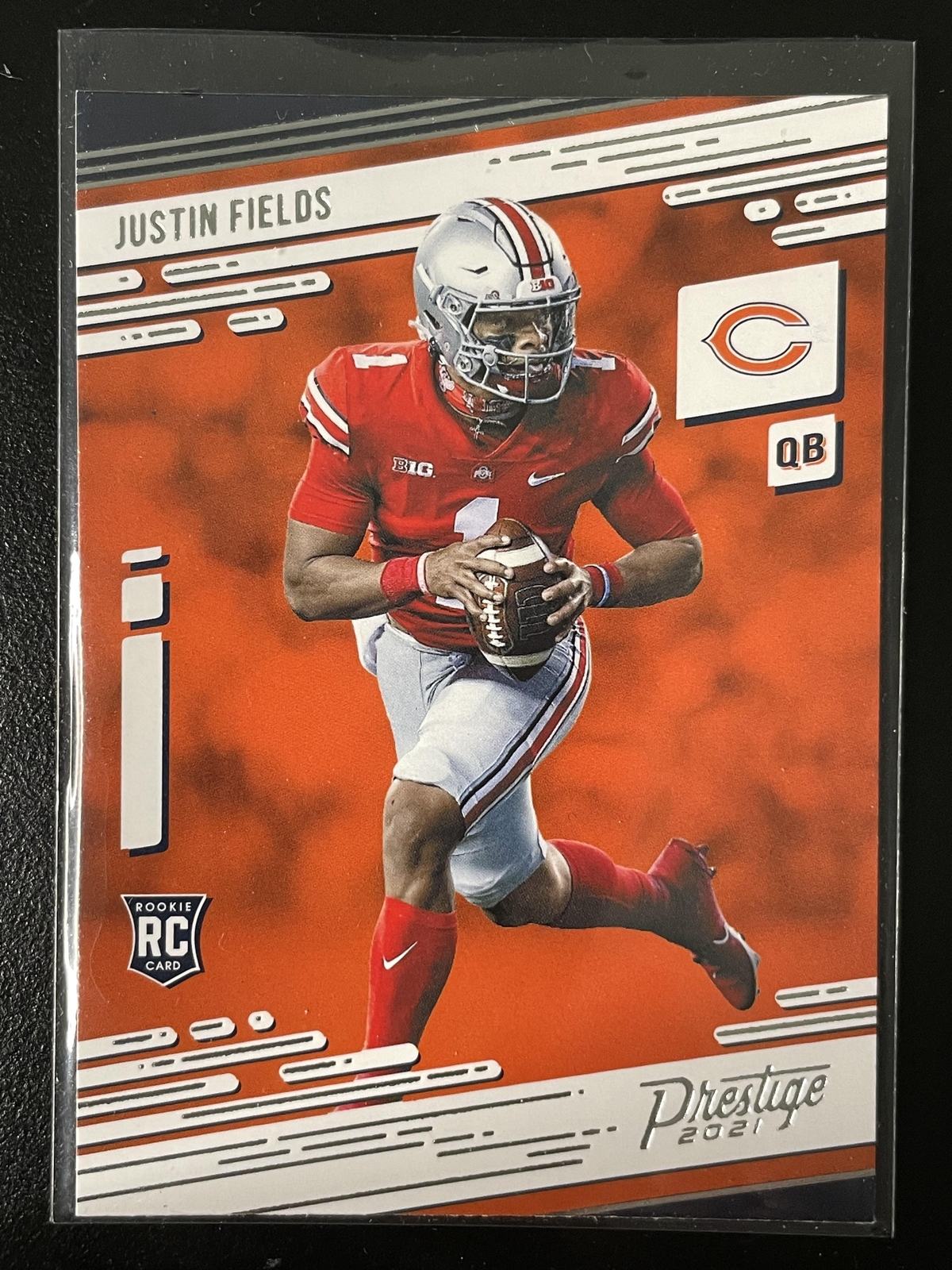 2021 Panini Prestige #203 Justin Fields RC Chicago Bears