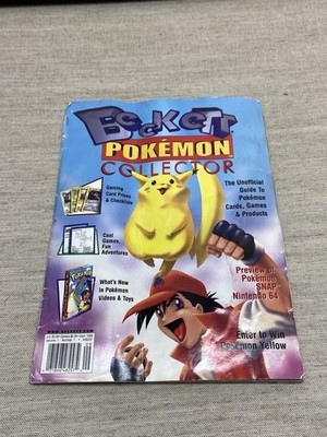 VTG Pokémon Magazine September 1999 Vol. 1 Number 1 Collectors VERY RARE