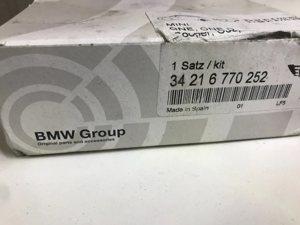 Pastiglie Pasticche pattini freno Posteriore MINI Cabriolet (R52) originale - Immagine 4 di 4