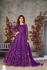 Indian Bollywood Anarkali Bridal Heavy Salwar Designer Suit Dress Ethnic Gown