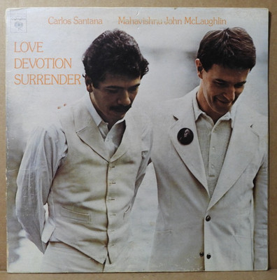 CARLOS SANTANA & JOHN McLAUGHLIN ''Love Devotion Surrender'' 1973 (CBS) VG/VG+!!