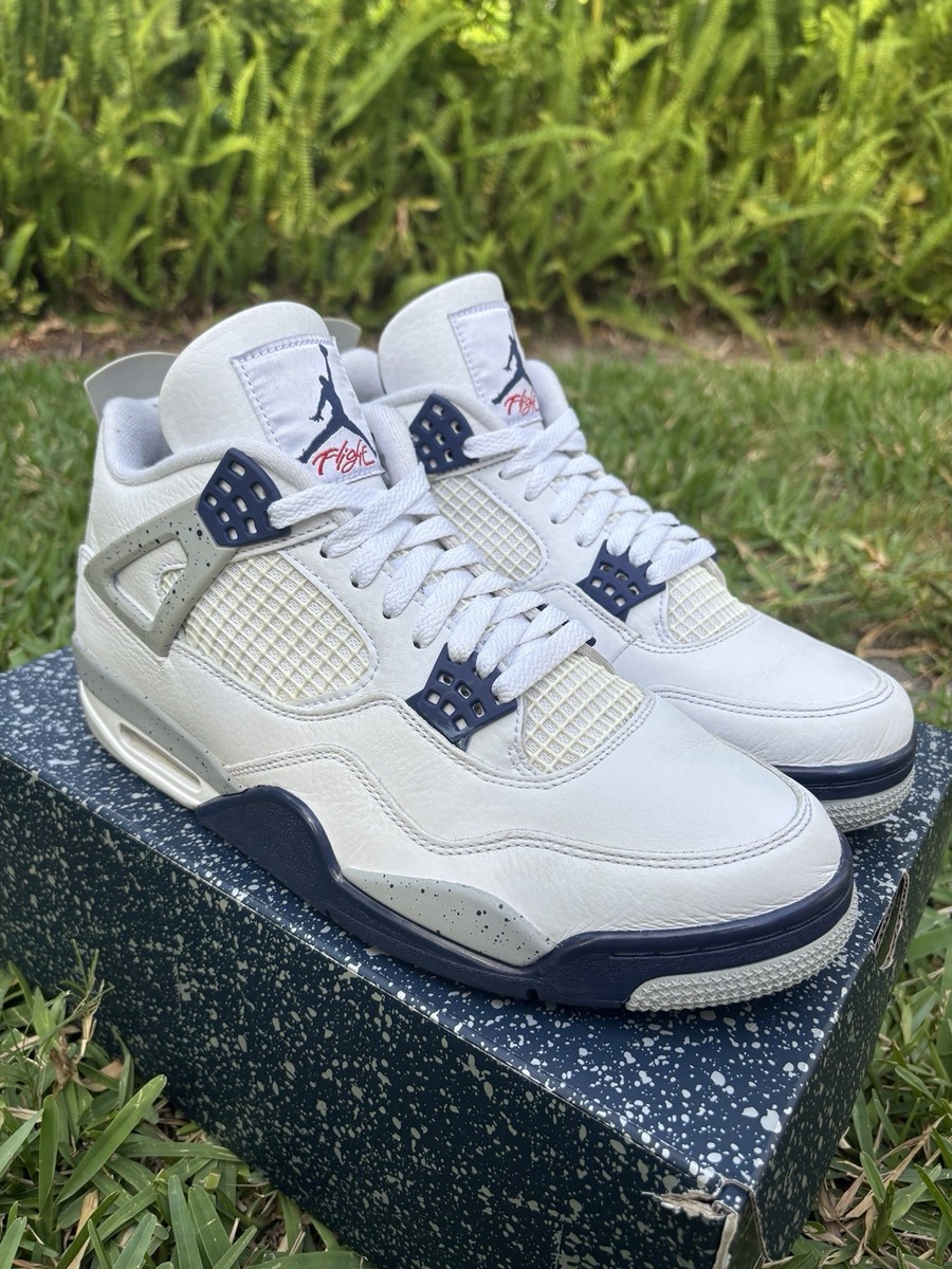 Size 11 - Jordan 4 Retro Mid Midnight Navy - WORN ONCE - OG  display picture 1