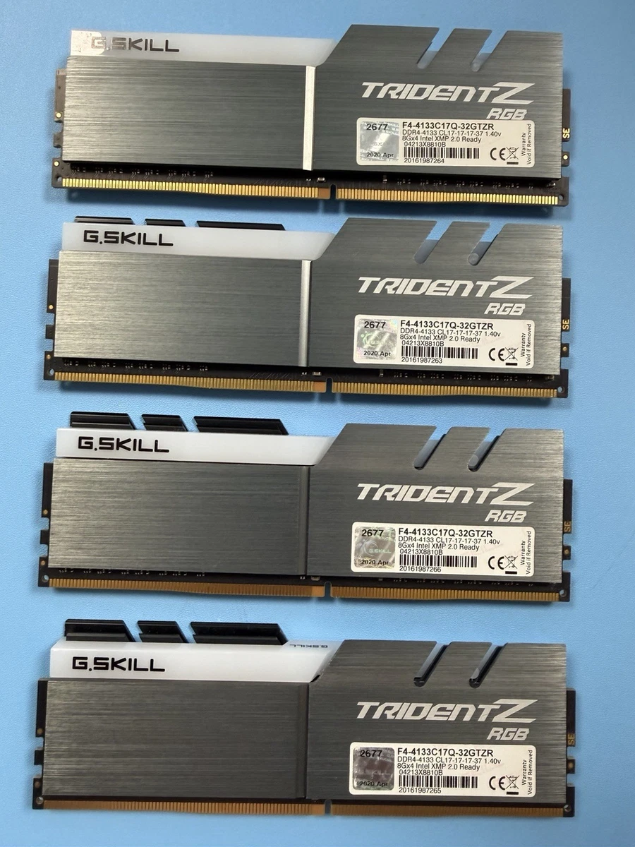 G. SKILL Computer Memory (RAM) 8 GB Capacity per Module 4 Modules