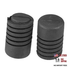 2 Pcs Car Hood Rubber Bumper Hood Bumper Stops Cushion Stoppers Black Rubber