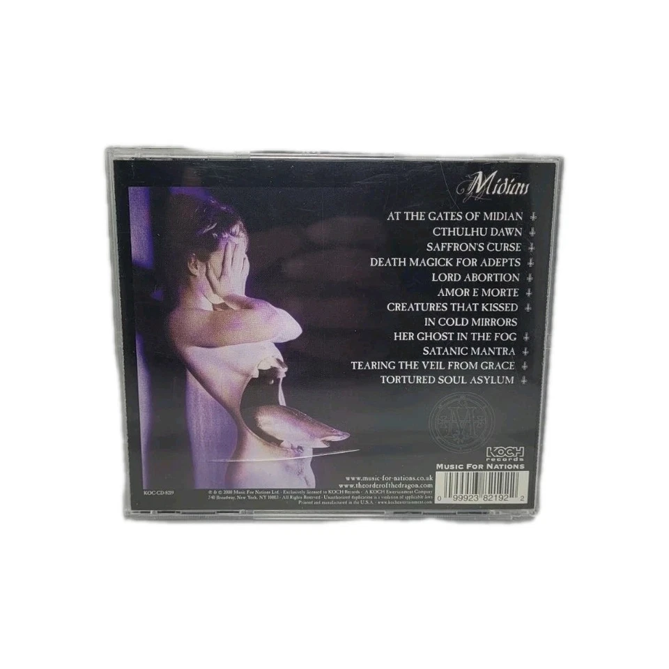Midian [PA] by Cradle of Filth (CD, Oct-2000, Koch International) Foto 2 de 4