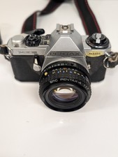 Pentax ME Super 35mm fotocamera reflex pellicola con obiettivo 50mm F1.7 ottime condizioni,