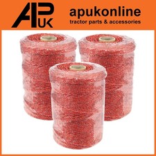 3x Elektrozaun Zaun Polydraht 250m 2,5mm 6x 0,15 Leiter Bauernhofzaun