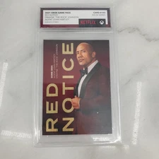 2021 Xbox Game Pass Red Notice Card 193 Dwayne The Rock Johnson John Hartley