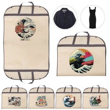 UK Printed Travel Garment Carrier Bag Breathable Suit Coat Clothes Dress Storage