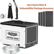 ALORAIR HD55P 1500 sq ft 120 Pint Dehumidifier with Pump Energy Star 5y Warranty