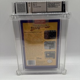 Nintendo NES Disney's Ducktales 2 Capcom WATA Graded 9.0 A+ Seal
