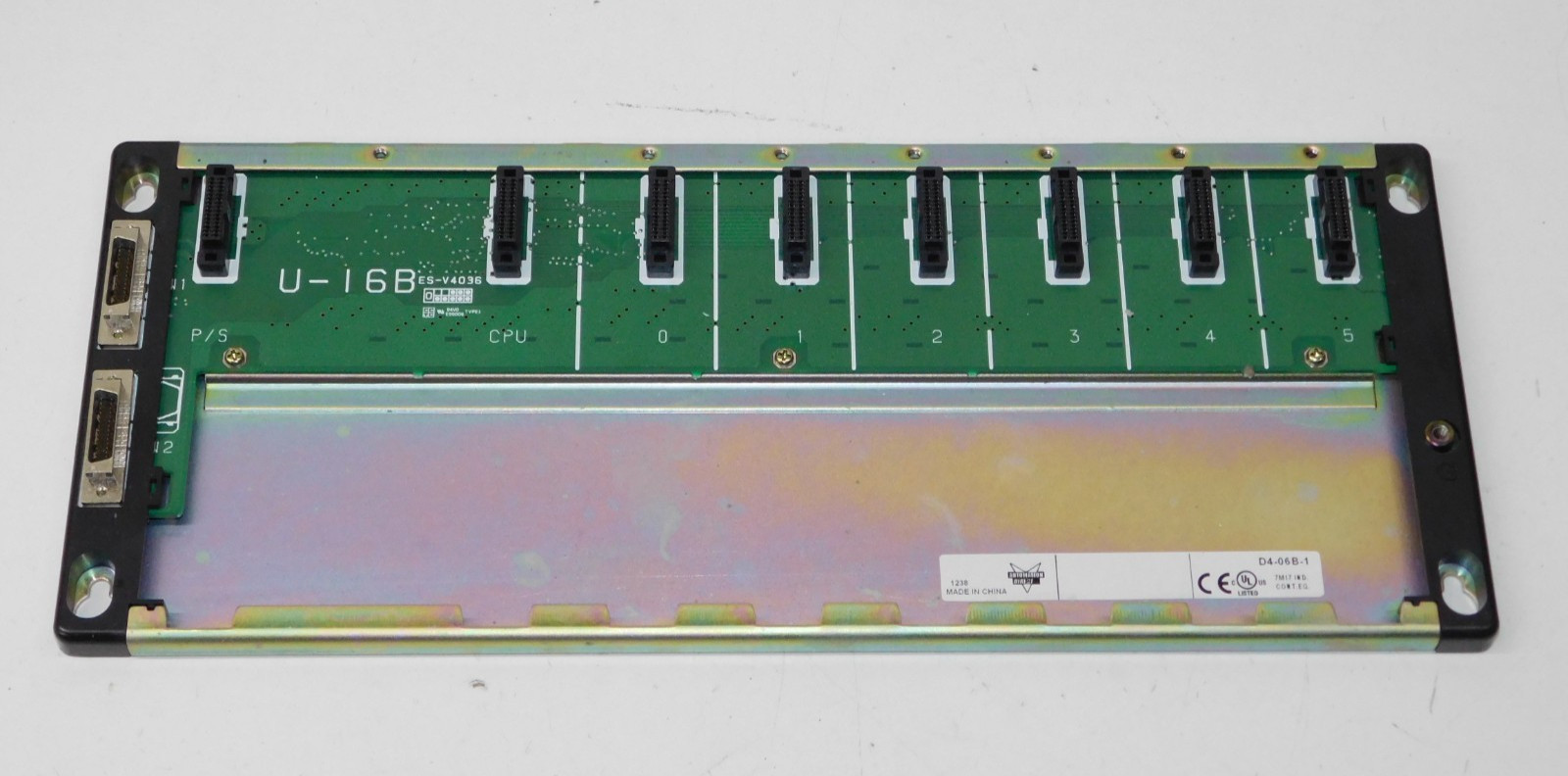 Koyo Automation Direct D4-06B-1 6 Module Card Slot Base Chassis Panel Mount Unit