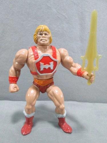 Masters of the Universe THUNDER PUNCH HEMAN w/ Sword He-Man 1985 Vintage MOTU