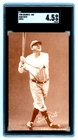 Babe Ruth 1980 Exhibits-HOF SGC 4.5 VG/EX+ Sepia