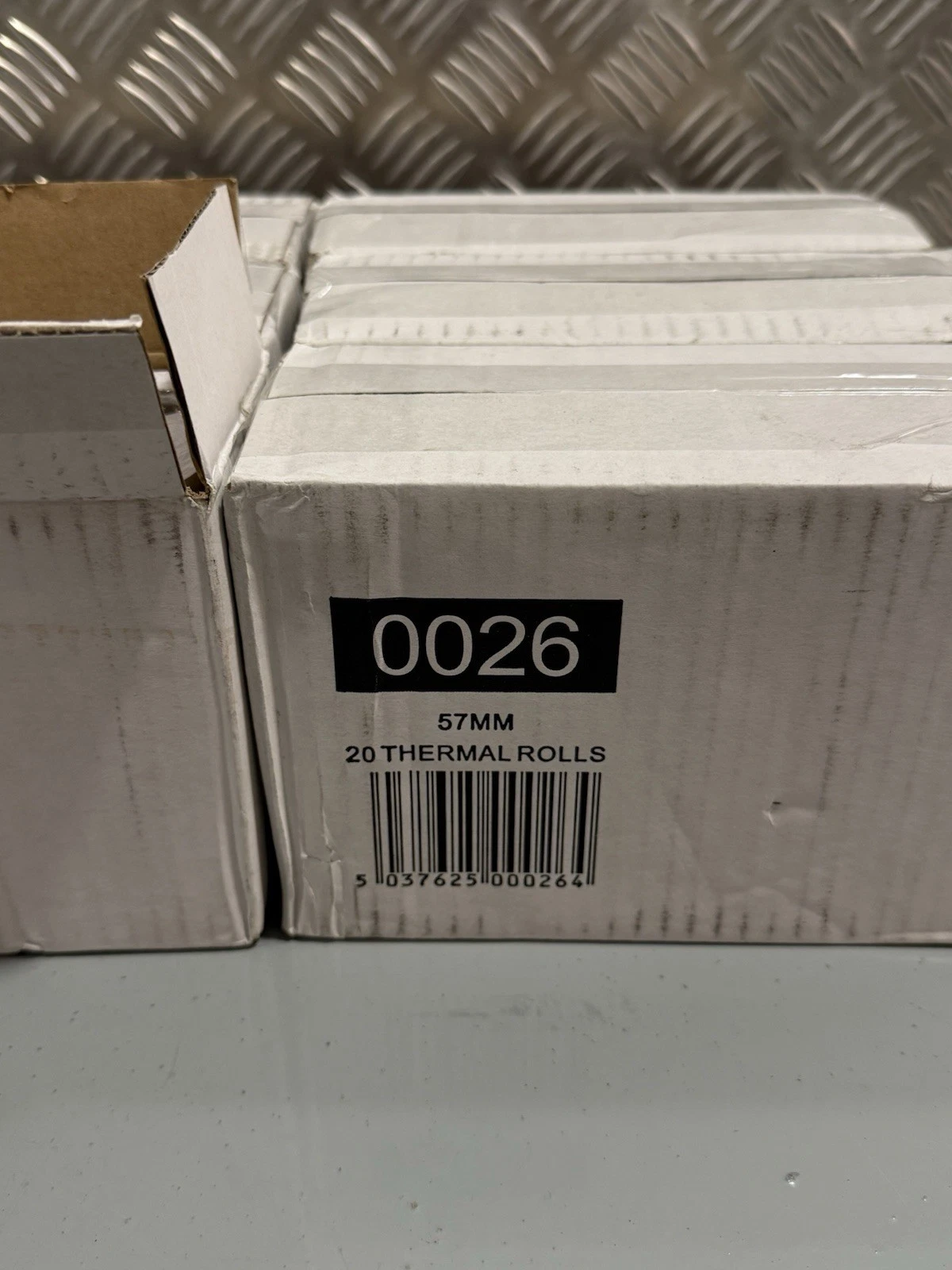 6 Packs 57 x 38 mm Credit Card PDQ Rolls Thermal Paper 0026 Pack Of 20 (120) New 3