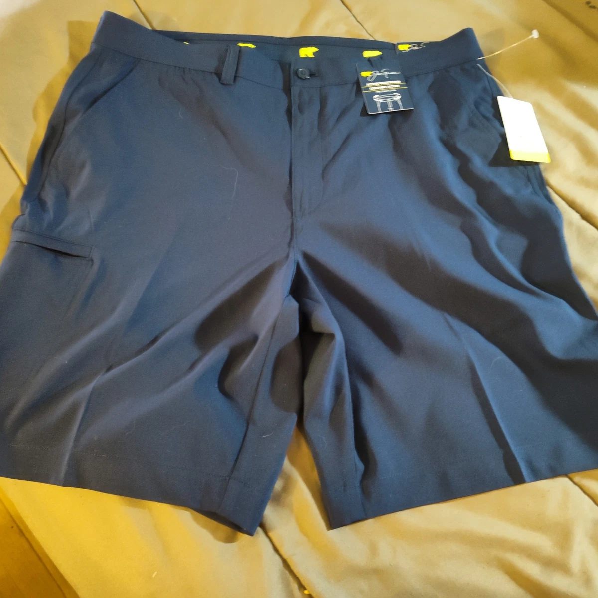 Short Homme Jack Nicklaus – Bleu – Taille 30 – Extensible 10 Pouces – Chino