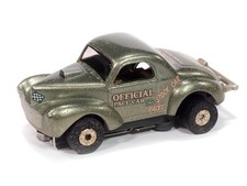 AUTO WORLD '41 Willys Coupe-Green SLOT CAR