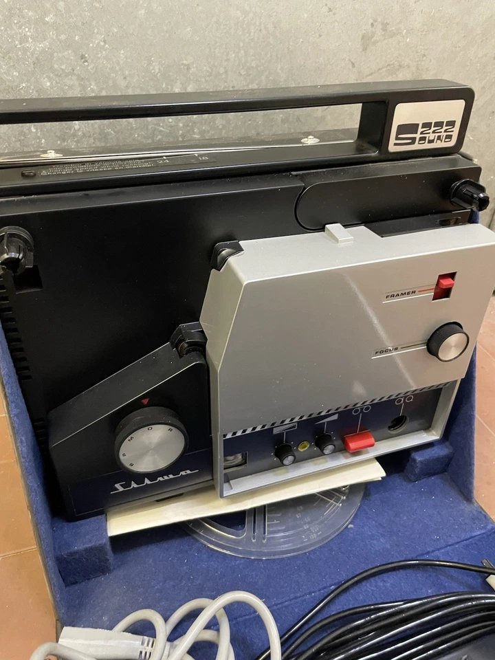 PROIETTORE  SILMA BAUER S 222  Super 8  SONORO + CUSTODIA VALIGIA + ALTOPARLANTE - Immagine 3 di 4