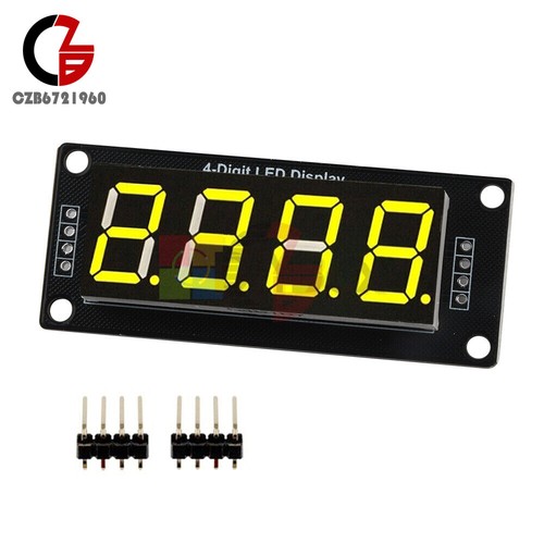TM1637 4 Digits Digital LED 0.56" Display Tube Decimal 7 Segments Clock Module - Picture 45 of 51