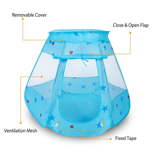 Kids Baby Play Tent Playhouse for Girls Boys Toddler Indoor Outdoor Play Toys US - Picture 61 of 131