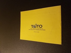 Bubble Bobble NES Nintendo Original Instruction Manual Booklet ONLY