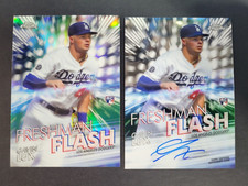 Gavin Lux 2020 Topps Chrome #FFA-GL Freshman Flash Rookie Auto LA Dodgers