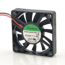 1 PCS SUNON Fan KDE2405PFB1-B DC24V 1.0W 50 50 10mm 2 wire cooling fan