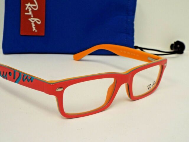 Authentic Ray-Ban Kids RB1535 3599 Red/Pink Orange Blue 46 MM Eyeglasses $125